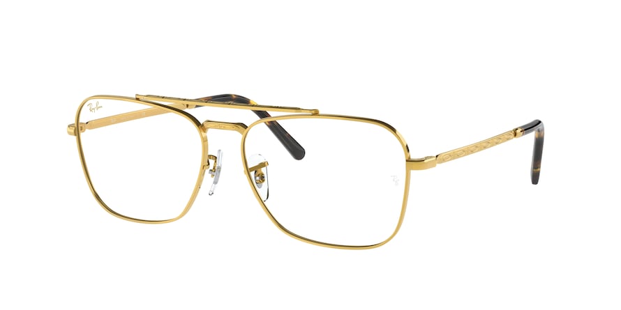 Ray-Ban Optical NEW CARAVAN RX3636V Square Eyeglasses  3086-LEGEND GOLD 58-15-140 - Color Map gold
