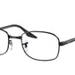 Ray-Ban Optical RX3690V Pillow Eyeglasses  2509-BLACK 53-21-145 - Color Map black