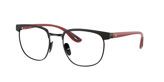 Ray-Ban Optical RX3698VM Square Eyeglasses  F041-MATTE BLACK ON BLACK 53-20-145 - Color Map black