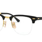 Ray-Ban Optical CLUBMASTER METAL RX3716VM Square Eyeglasses  2890-BLACK ON ARISTA 50-22-145 - Color Map black