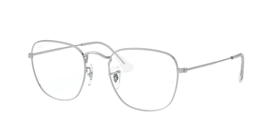 Ray-Ban Optical FRANK RX3857V Square Eyeglasses  2501-SILVER 51-20-145 - Color Map silver