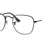 Ray-Ban Optical FRANK RX3857V Square Eyeglasses  2509-BLACK 51-20-145 - Color Map black