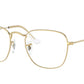 Ray-Ban Optical FRANK RX3857V Square Eyeglasses  3086-LEGEND GOLD 48-20-140 - Color Map gold