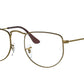 Ray-Ban Optical ELON RX3958V Irregular Eyeglasses  3117-ANTIQUE GOLD 50-20-145 - Color Map gold