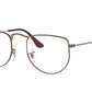 Ray-Ban Optical ELON RX3958V Irregular Eyeglasses  3120-ANTIQUE COPPER 50-20-145 - Color Map bronze/copper