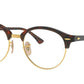 Ray-Ban Optical CLUBROUND RX4246V Round Eyeglasses  2372-RED HAVANA 49-19-140 - Color Map havana