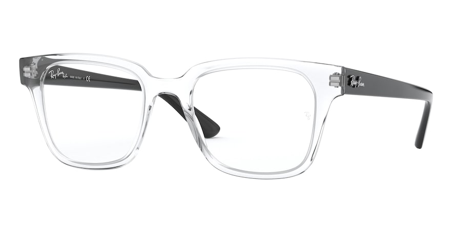 Ray-Ban Optical RX4323V Square Eyeglasses  5943-TRANSPARENT 51-20-150 - Color Map clear