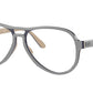 Ray-Ban Optical VAGABOND RX4355V Pilot Eyeglasses  8133-LIGHT GREY BLUE LIGHT BROWN 58-15-140 - Color Map grey