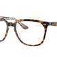 Ray-Ban Optical RX4362VF Square Eyeglasses  5082-HAVANA ON TRANSPARENT 53-18-145 - Color Map havana