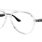 Ray-Ban Optical RX4376VF Pilot Eyeglasses  5943-TRANSPARENT 57-16-145 - Color Map clear