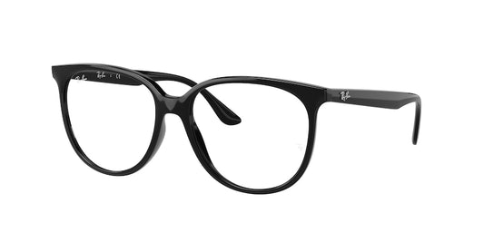 Ray-Ban Optical RX4378VF Square Eyeglasses  2000-BLACK 54-16-145 - Color Map black