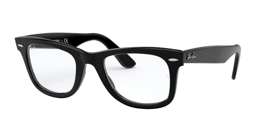Ray-Ban Optical WAYFARER RX5121F Square Eyeglasses  2000-BLACK 50-22-150 - Color Map black