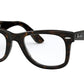 Ray-Ban Optical WAYFARER RX5121F Square Eyeglasses  2012-DARK HAVANA 50-22-150 - Color Map havana