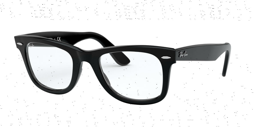 Ray-Ban Optical WAYFARER RX5121 Square Eyeglasses  2000-BLACK 50-22-150 - Color Map black