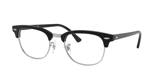 Ray-Ban Optical CLUBMASTER RX5154 Square Eyeglasses  2000-BLACK 51-21-145 - Color Map black
