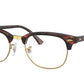 Ray-Ban Optical CLUBMASTER RX5154 Square Eyeglasses  8058-MOCK TORTOISE 51-21-145 - Color Map havana