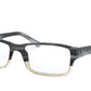 Ray-Ban Optical RX5169 Rectangle Eyeglasses  5540-GREY HORN GRADIENT GREY 54-16-140 - Color Map grey