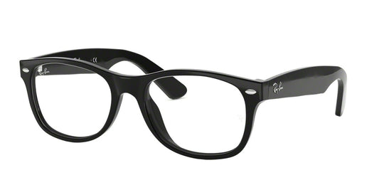 Ray-Ban Optical NEW WAYFARER RX5184F Square Eyeglasses  2000-BLACK 52-18-145 - Color Map black