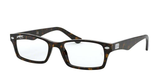 Ray-Ban Optical RX5206F Rectangle Eyeglasses  2012-DARK HAVANA 54-18-145 - Color Map havana