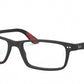 Ray-Ban Optical RX5277 Rectangle Eyeglasses  2077-SAND BLACK 54-17-140 - Color Map black
