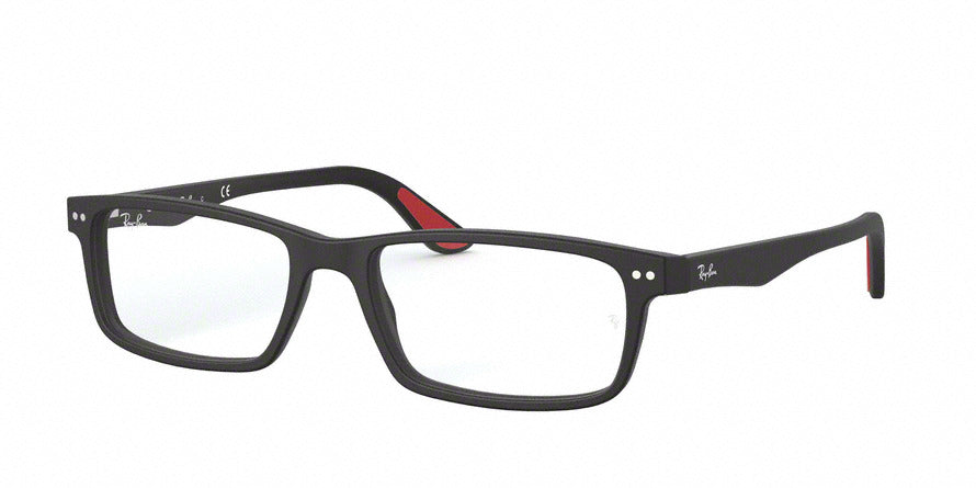 Ray-Ban Optical RX5277 Rectangle Eyeglasses  2077-SAND BLACK 54-17-140 - Color Map black