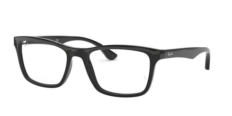 Ray-Ban Optical RX5279 Square Eyeglasses  2000-BLACK 55-18-145 - Color Map black