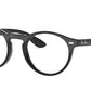 Ray-Ban Optical RX5283F Phantos Eyeglasses  2000-SHINY BLACK 51-21-145 - Color Map havana