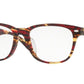 Ray-Ban Optical RX5359F Square Eyeglasses  5710-SPOTTED RED/ BROWN/YELLOW 55-18-145 - Color Map grey