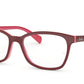 Ray-Ban Optical RX5362 Butterfly Eyeglasses  5777-FUXIA/PINK/FUXIA TRANSPARENT 54-17-140 - Color Map purple/reddish