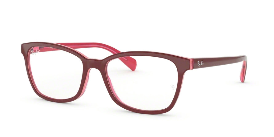 Ray-Ban Optical RX5362 Butterfly Eyeglasses  5777-FUXIA/PINK/FUXIA TRANSPARENT 54-17-140 - Color Map purple/reddish