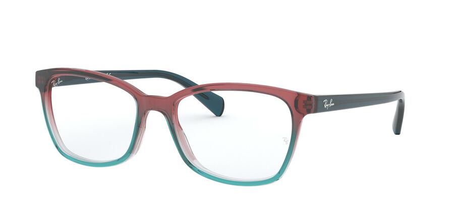 Ray-Ban Optical RX5362 Butterfly Eyeglasses  5834-BLUE/RED/LIGHT BLUE GRADIENT 54-17-140 - Color Map blue