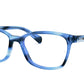 Ray-Ban Optical RX5362 Butterfly Eyeglasses  8067-STRIPED LIGHT BLUE 54-17-140 - Color Map havana