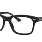 Ray-Ban Optical MR BURBANK RX5383 Rectangle Eyeglasses  2000-BLACK 54-19-150 - Color Map black