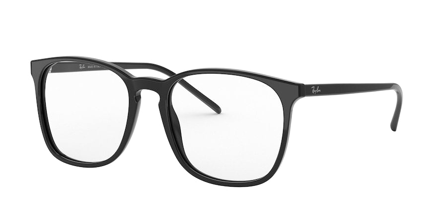 Ray-Ban Optical RX5387F Square Eyeglasses  2000-BLACK 54-18-150 - Color Map black