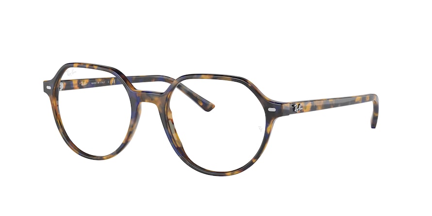 Ray-Ban Optical THALIA RX5395 Square Eyeglasses  8174-YELLOW & BLUE HAVANA 51-18-145 - Color Map havana