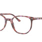 Ray-Ban Optical ELLIOT RX5397F Irregular Eyeglasses  8175-BROWN/VIOLET HAVANA 52-19-145 - Color Map havana