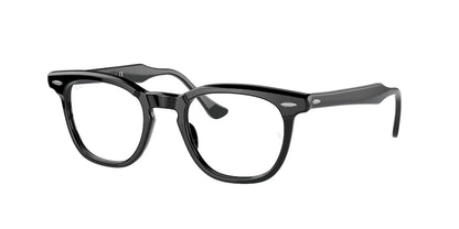 Ray-Ban Optical HAWKEYE RX5398F Square Eyeglasses  2000-BLACK 50-21-145 - Color Map black