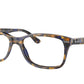 Ray-Ban Optical RX5428F Square Eyeglasses  8174-YELLOW & BLUE HAVANA 55-17-145 - Color Map havana