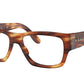 Ray-Ban Optical NOMAD WAYFARER RX5487 Square Eyeglasses  2144-STRIPED HAVANA 54-17-140 - Color Map havana