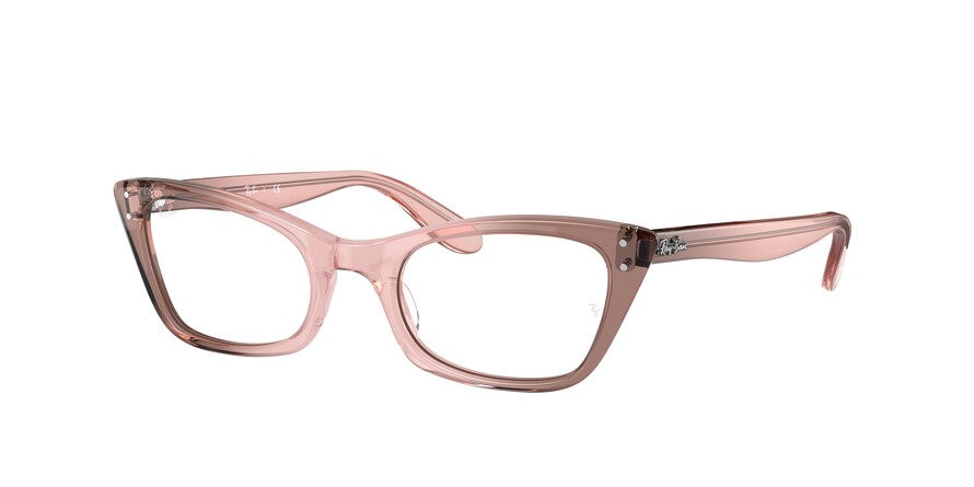 Ray-Ban Optical LADY BURBANK RX5499 Cat Eye Eyeglasses  8148-TRANSPARENT PINK 51-20-140 - Color Map pink