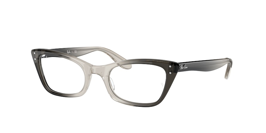 Ray-Ban Optical LADY BURBANK RX5499 Cat Eye Eyeglasses  8149-TRANSPARENT GREY 49-20-140 - Color Map grey