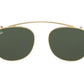 Ray-Ban Optical RX6317C Square Clip-On  250071-GOLD 51-20-0 - Color Map gold