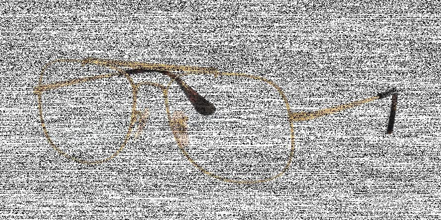 Ray-Ban Optical THE GENERAL RX6389 Square Eyeglasses  2500-ARISTA 55-16-140 - Color Map gold
