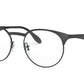 Ray-Ban Optical RX6406 Phantos Eyeglasses  2904-BLACK/MATTE BLACK 51-18-145 - Color Map black