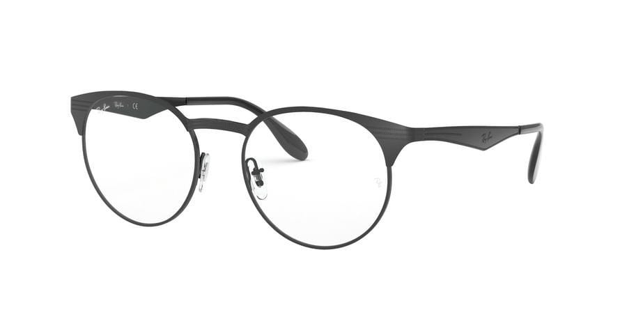 Ray-Ban Optical RX6406 Phantos Eyeglasses  2904-BLACK/MATTE BLACK 51-18-145 - Color Map black