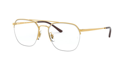 Ray-Ban Optical RX6444 Square Eyeglasses  2500-ARISTA 53-18-140 - Color Map gold