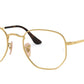 Ray-Ban Optical RX6448 Irregular Eyeglasses  2500-ARISTA 54-21-145 - Color Map gold