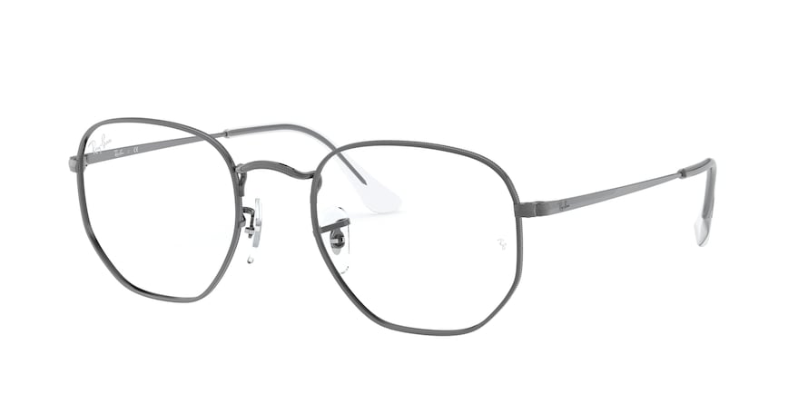 Ray-Ban Optical RX6448 Irregular Eyeglasses  2502-GUNMETAL 54-21-145 - Color Map gunmetal