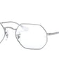 Ray-Ban Optical RX6456 Irregular Eyeglasses  2501-SILVER 53-21-145 - Color Map silver