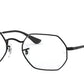 Ray-Ban Optical RX6456 Irregular Eyeglasses  2509-BLACK 53-21-145 - Color Map black